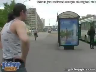 Seductress Picked Up On A Bus Stop And Fucked On A Bike